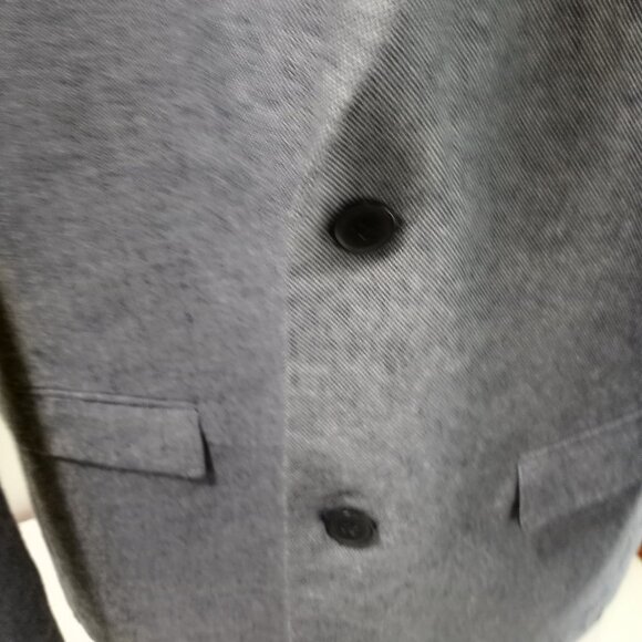 H&M SMART CASUAL SINGLE BREAST JACK WITH BROWN PATCH ELBOWS MEN SIZE XL - Picture 6 of 9